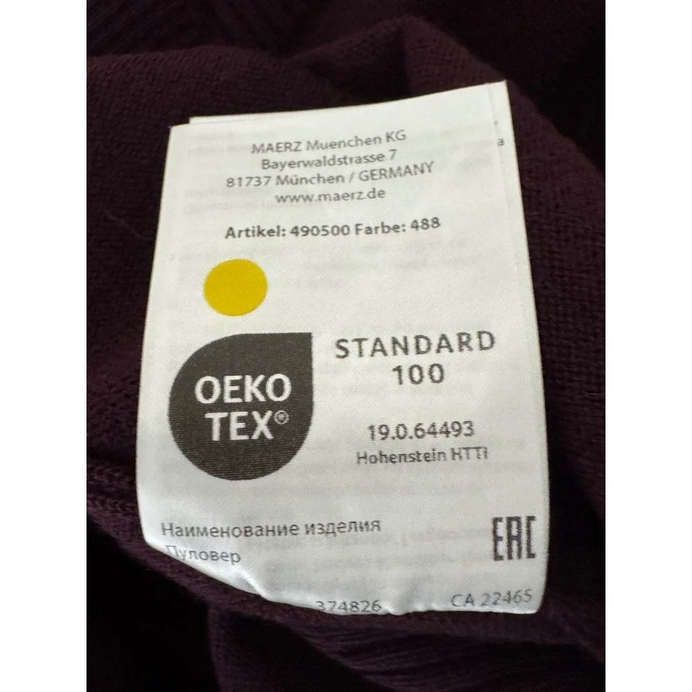 Maerz Wool Crewneck Sweater XXL (54)Purple
